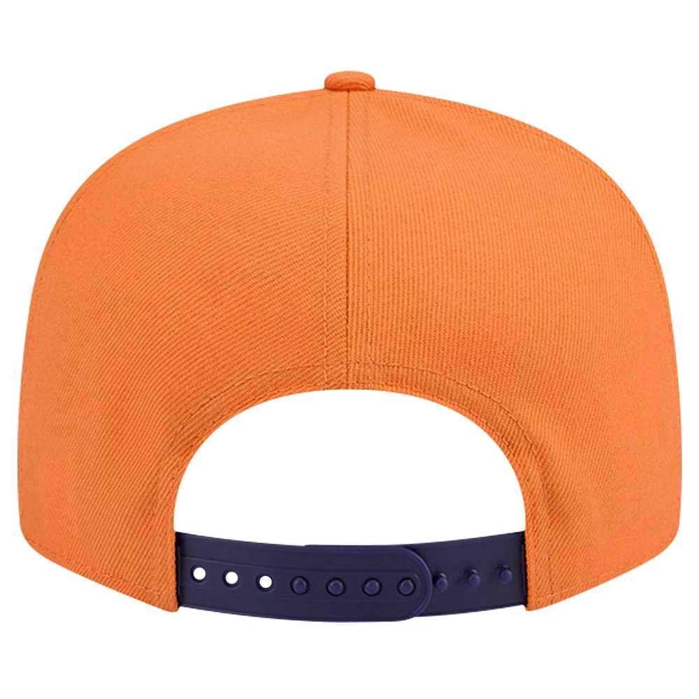 Casquette Snapback 9FIFTY Phoenix Suns Throwback Gradient Tech Font New Era pour hommes, blanc/violet