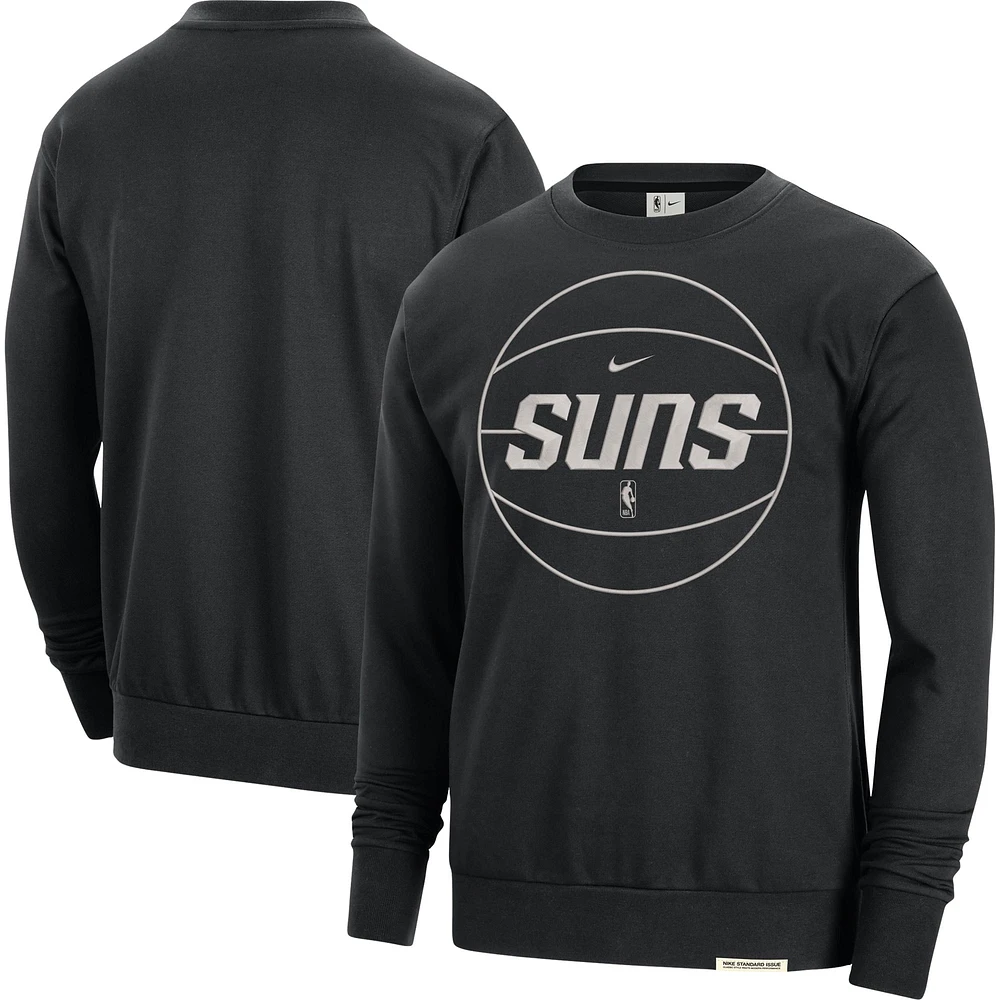 Sweat-shirt Nike Phoenix Suns 2023/24 Authentic Standard Issue Travel Performance pour Homme - Noir