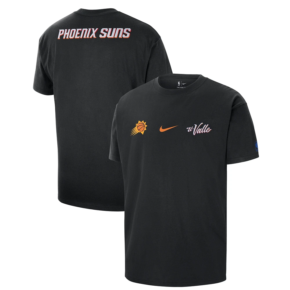 T-shirt Nike noir Phoenix Suns 2023/24 City Edition Courtside Max90 pour homme