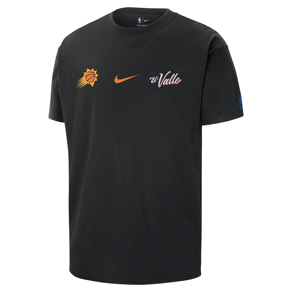 T-shirt Nike noir Phoenix Suns 2023/24 City Edition Courtside Max90 pour homme