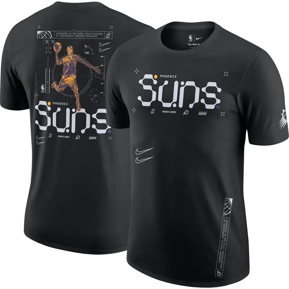 T-shirt Nike Phoenix Suns Courtside Air Traffic Control Max90 pour homme, noir