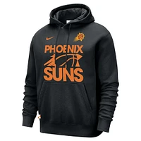 Men's Nike Black Phoenix Suns Courtside Club Pullover Hoodie