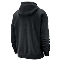 Men's Nike Black Phoenix Suns Courtside Club Pullover Hoodie