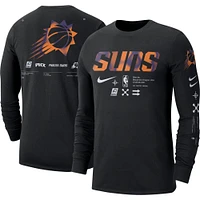 Men's Nike Black Phoenix Suns Essential Air Traffic Control Long Sleeve T-Shirt