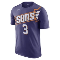 Men's Nike Chris Paul Purple Phoenix Suns Icon 2022/23 Name & Number T-Shirt