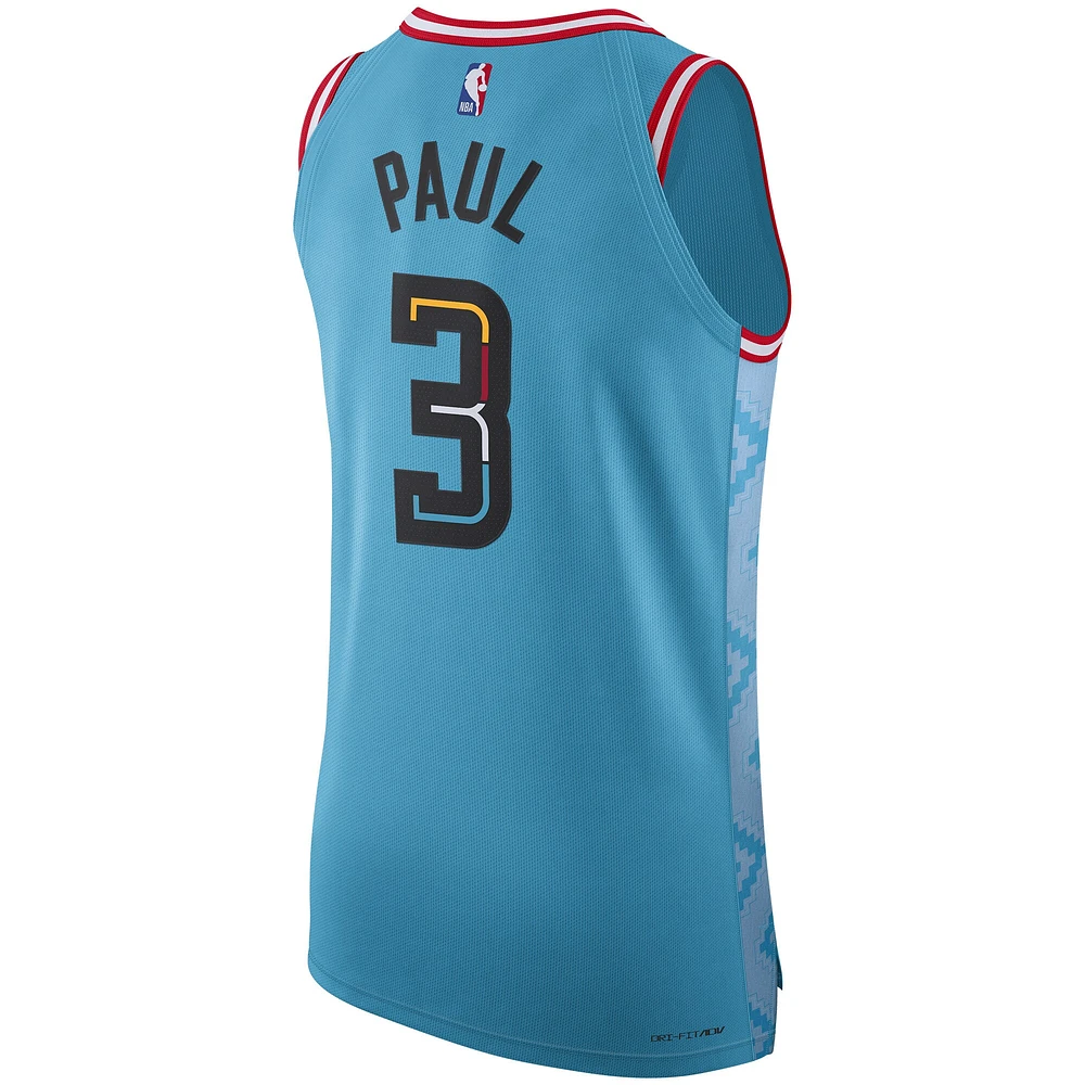 Maillot Phoenix Suns 2022/23 Nike Chris Paul Turquoise pour Homme - Édition City