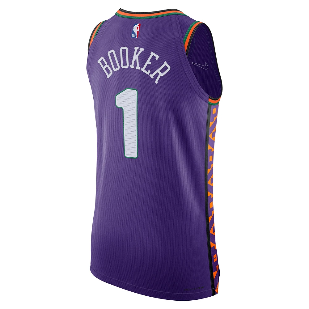 Men's Nike Devin Booker Purple Phoenix Suns 2024/25 Authentic Player Jersey - City Edition