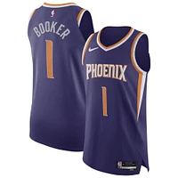 Maillot authentique Nike Devin Booker violet Phoenix Suns pour homme