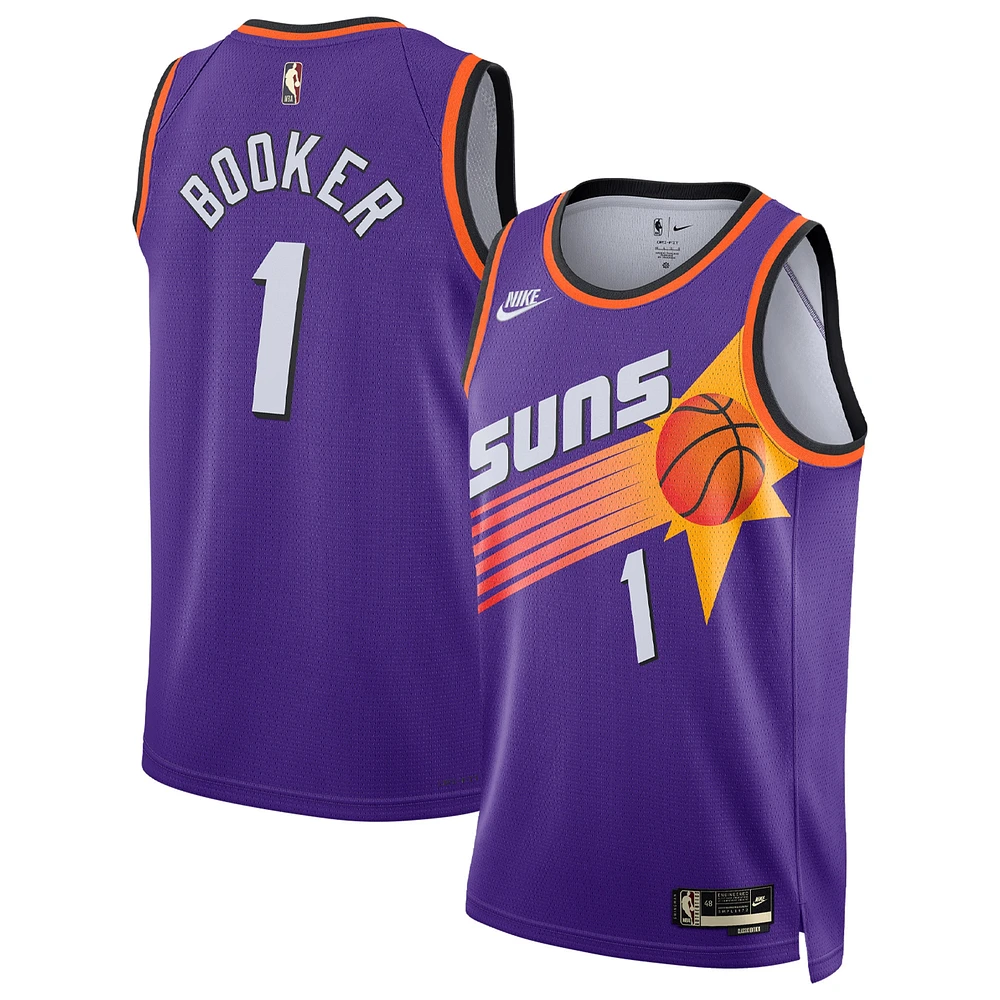 Maillot Swingman Phoenix Suns Nike Devin Booker pour homme pourpre - Édition classique