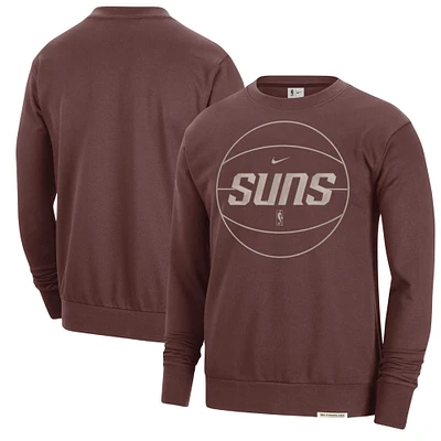 Sweat-shirt à enfiler Nike Garnet Phoenix Suns 2023/24 Authentic Standard Issue Travel Performance pour Homme