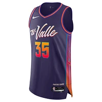 Maillot authentique Nike Kevin Durant violet Phoenix Suns pour homme - City Edition