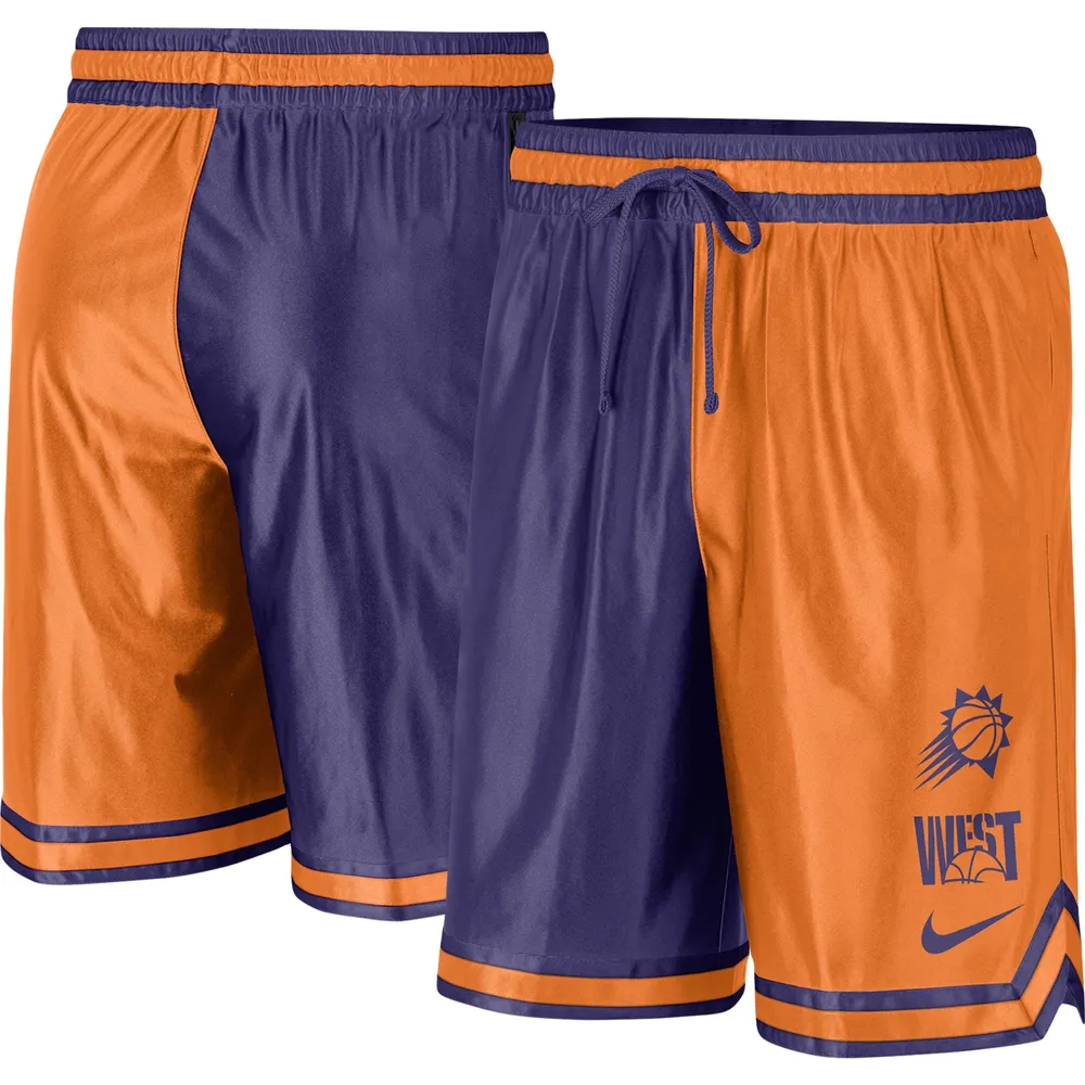 Short Performance Phoenix Suns Courtside Versus Force Split DNA Nike Orange/Violet pour Homme