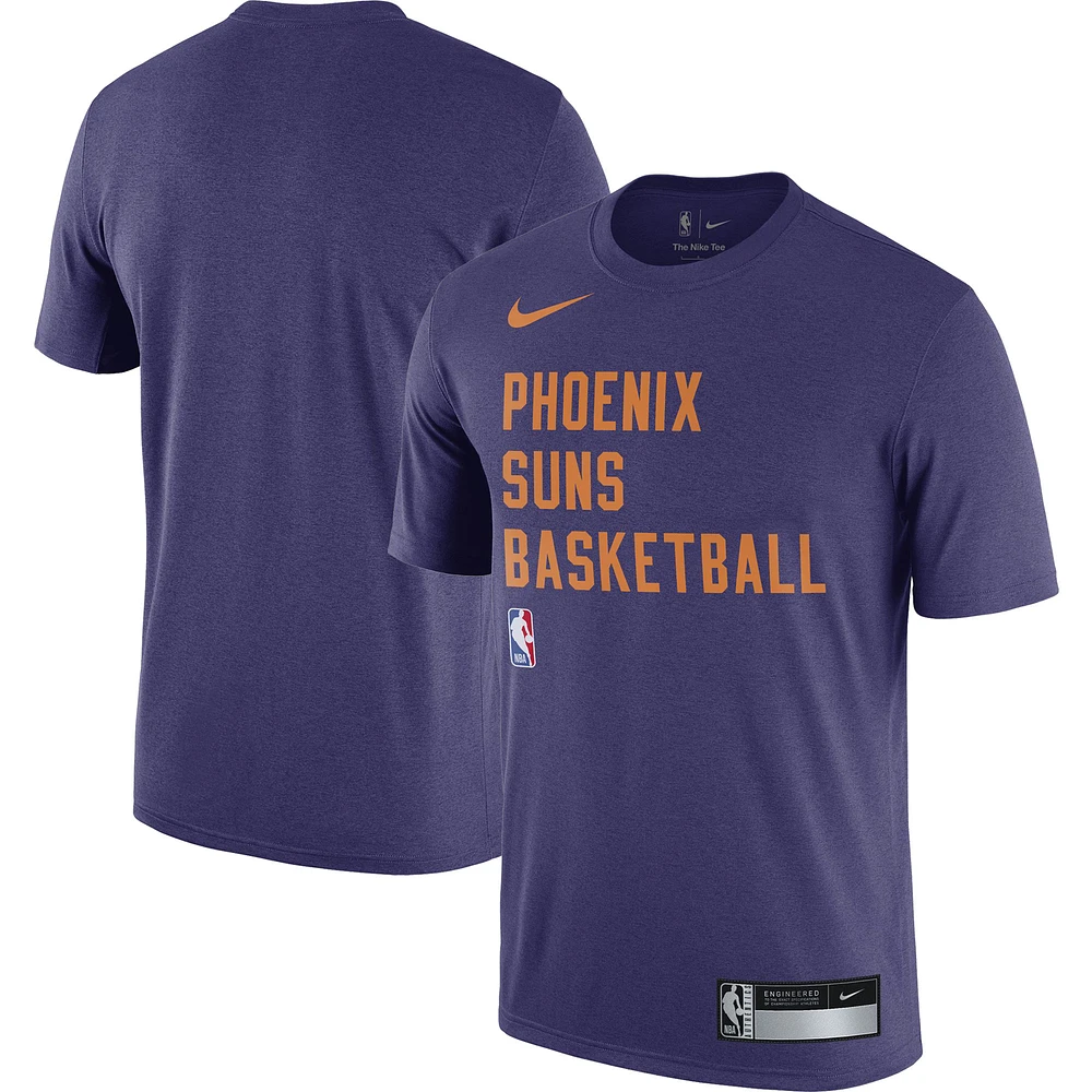 T-shirt d'entraînement Performance Sideline Legend des Phoenix Suns 2023/24 pour Homme Nike, violet