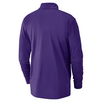 Haut Nike violet Phoenix Suns 2024/25 City Edition Authentic Coaches Performance à demi-zip pour homme