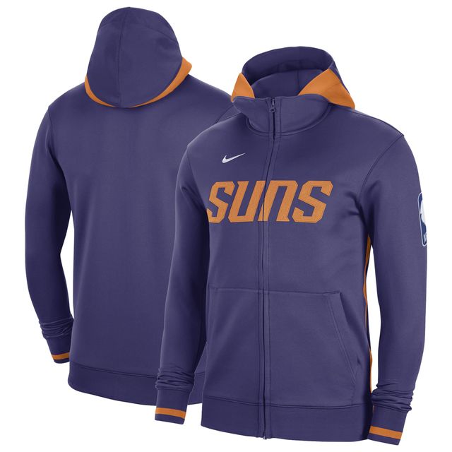 Sweat à capuche entièrement zippé Nike Phoenix Suns Authentic Showtime Performance pour homme, violet