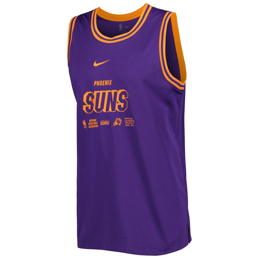 Débardeur Nike Phoenix Suns Courtside DNA Performance pour homme pourpre