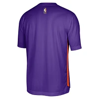 T-shirt de performance tir d'échauffement d'avant-match Nike Phoenix Suns Hardwood Classics violet pour homme