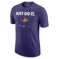 T-shirt Nike violet Phoenix Suns Just Do It pour homme