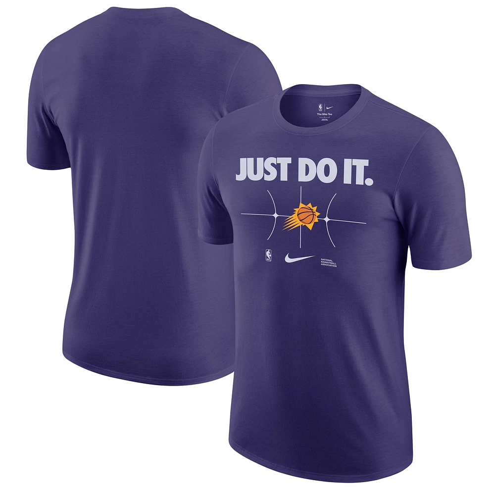 T-shirt Nike violet Phoenix Suns Just Do It pour homme