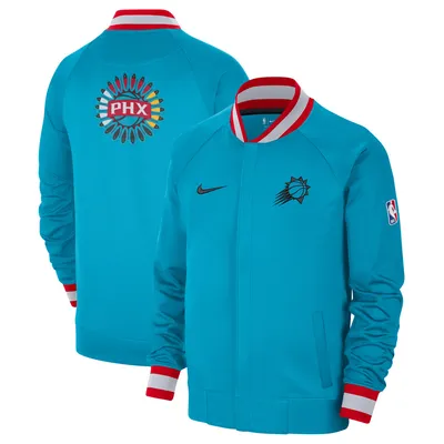 Phoenix Suns Nike 2022/23 City Edition Showtime Thermaflex Full-Zip Jacket - Turquoise