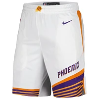 Men's Nike White Phoenix Suns Swingman Performance Shorts - Association Edition