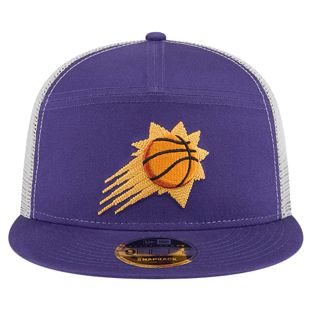 Casquette Snapback 9FIFTY Victory Grove violette pour homme des Phoenix Suns New Era