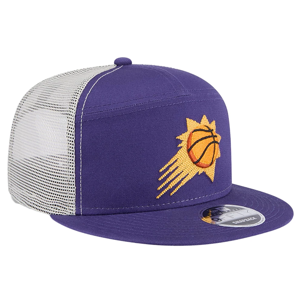 Men's Phoenix Suns  New Era Purple Victory Grove Split Panel 9FIFTY Snapback Hat