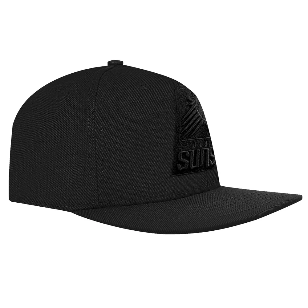 Men's Pro Standard Black Phoenix Suns Classic Tonal Snapback Hat