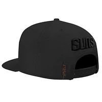 Men's Pro Standard Black Phoenix Suns Classic Tonal Snapback Hat