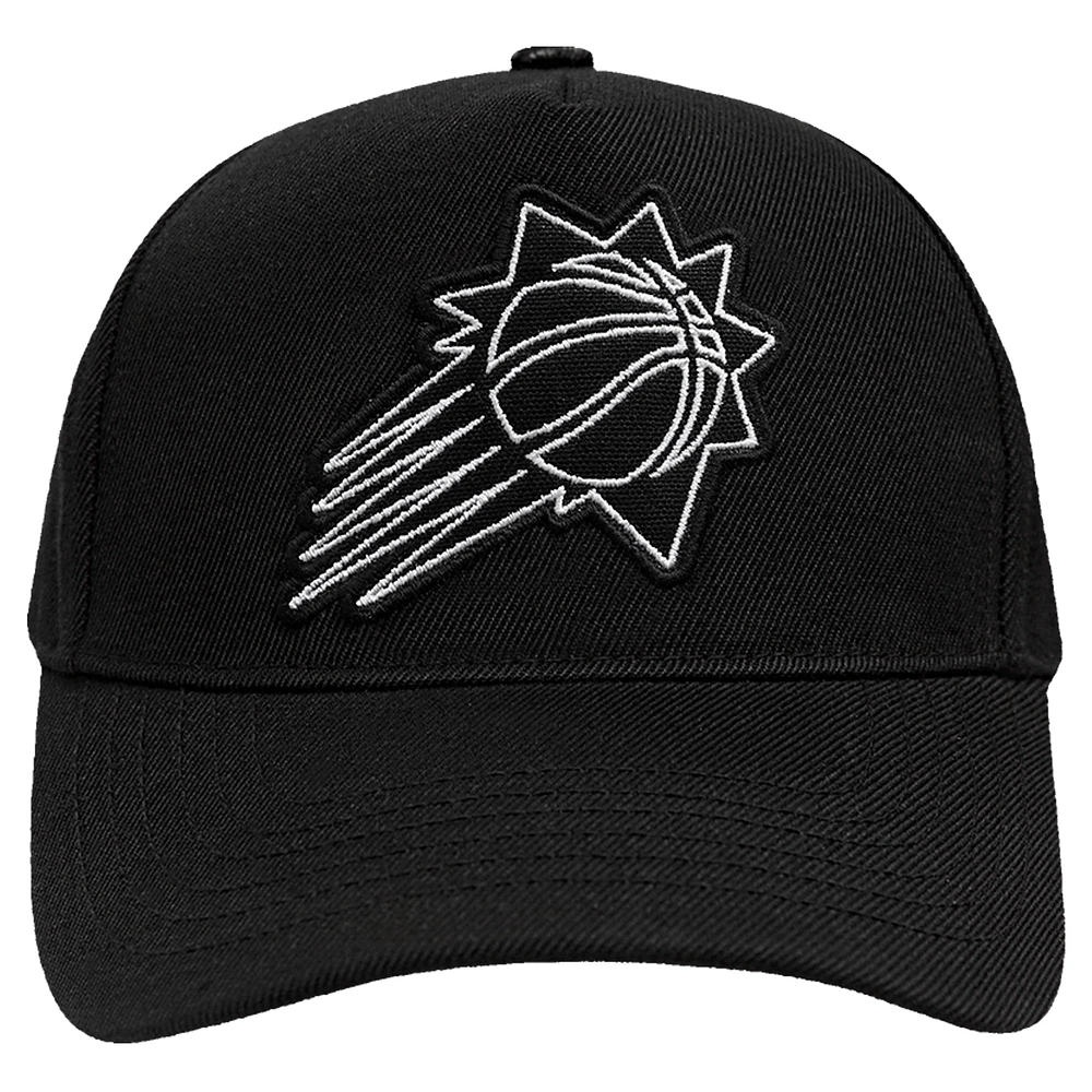 Men's Pro Standard Black Phoenix Suns Paint the City Pinch Front Snapback Hat