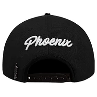 Men's Pro Standard Black Phoenix Suns Paint the City Pinch Front Snapback Hat