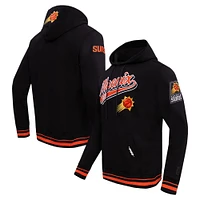 Sweat à capuche Pro Standard noir Phoenix Suns Script Tail pour hommes