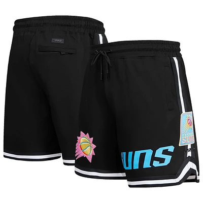 Men's Pro Standard Black Phoenix Suns Washed Neon Shorts