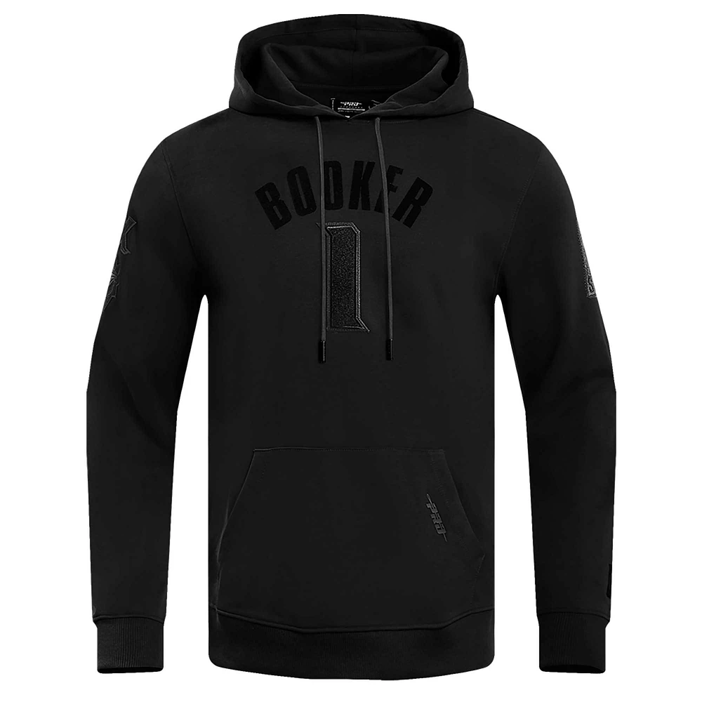 Men's Pro Standard Devin Booker Black Phoenix Suns Triple Tonal Player Pullover Hoodie