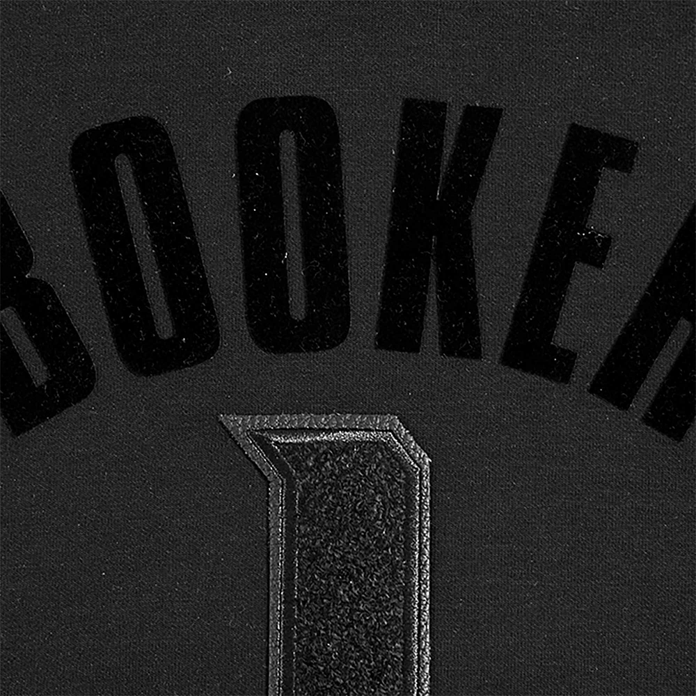 Men's Pro Standard Devin Booker Black Phoenix Suns Triple Tonal Player Pullover Hoodie