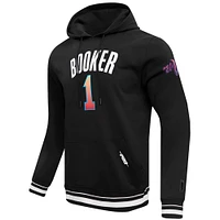 Sweat à capuche Pro Standard Devin Booker pour hommes, noir, Phoenix Suns 2023/24 City Edition, nom et numéro