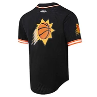 Men's Pro Standard Devin Booker Black Phoenix Suns Capsule Player Baseball Button-Up Shirt
