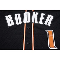 Men's Pro Standard Devin Booker Black Phoenix Suns Capsule Player Baseball Button-Up Shirt