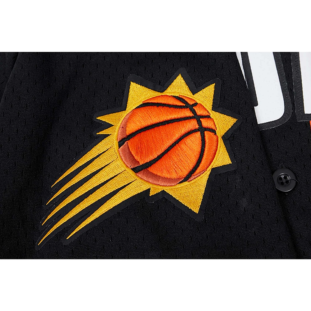 Men's Pro Standard Devin Booker Black Phoenix Suns Capsule Player Baseball Button-Up Shirt