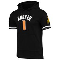 Men's Pro Standard Devin Booker Black Phoenix Suns Name & Number Short Sleeve Pullover Hoodie