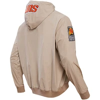 Men's Pro Standard Khaki Phoenix Suns Hybrid Full-Zip Hoodie