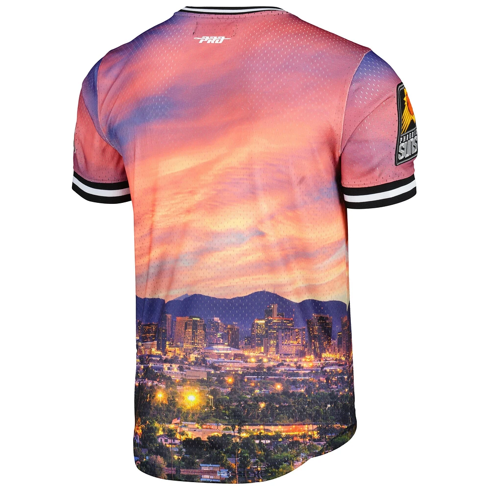 Men's Pro Standard Phoenix Suns Cityscape Stacked Logo T-Shirt