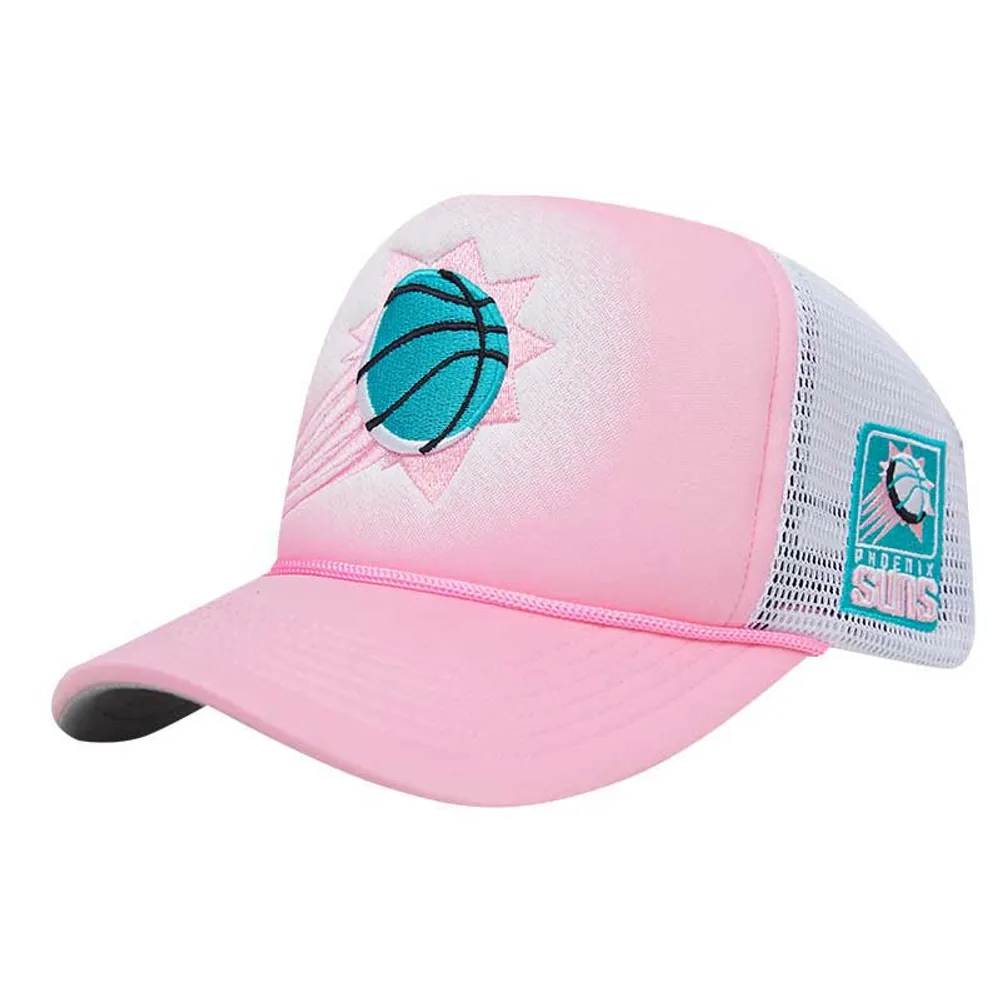 Men's Chicago Bulls Pro Standard Pink Washed Neon Foam Trucker Snapback Hat