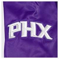Veste Pro Standard Purple Phoenix Suns City Edition 2024/25 pour homme en satin chenille à boutons-pression