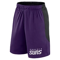 Short de performance violet/noir pour homme des Phoenix Suns