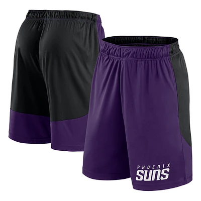 Short de performance violet/noir pour homme des Phoenix Suns