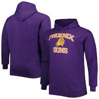 Men's Purple Phoenix Suns Big & Tall Heart Soul Pullover Hoodie