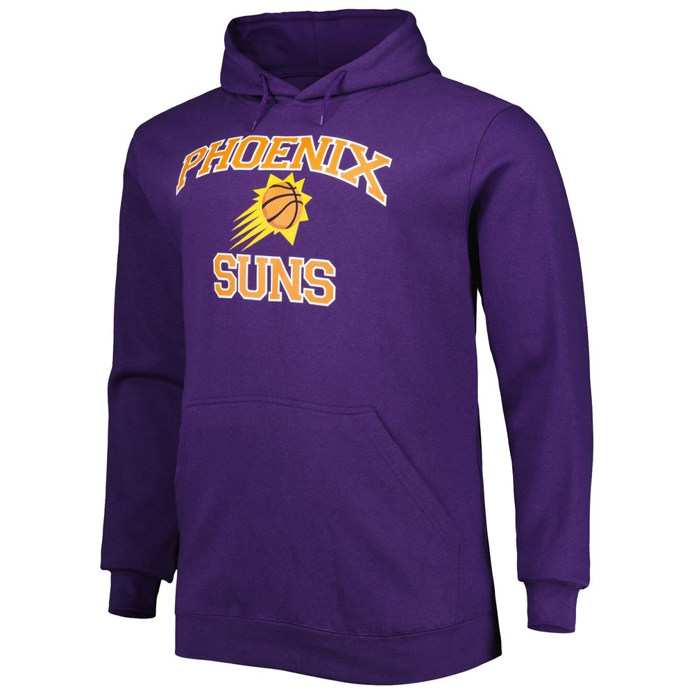 Men's Purple Phoenix Suns Big & Tall Heart Soul Pullover Hoodie