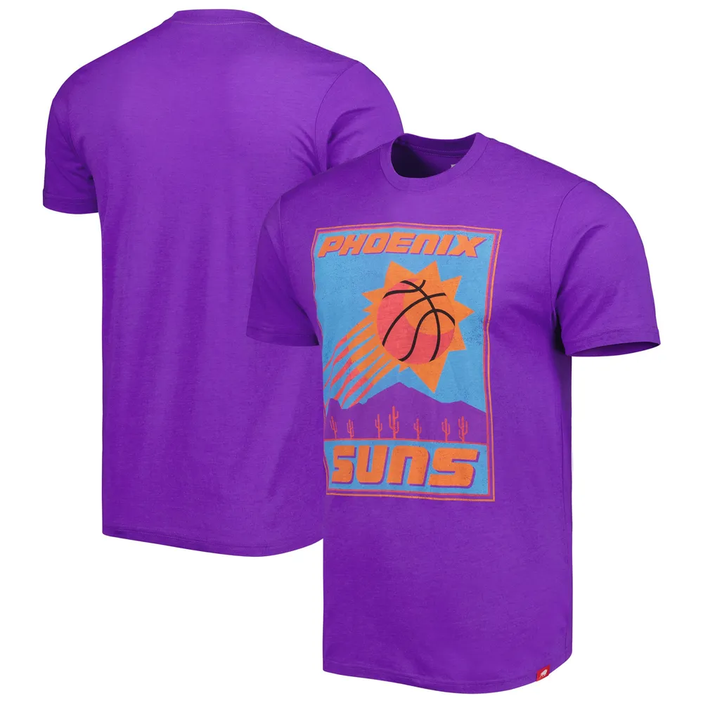 Sportiqe Men's Sportiqe Purple Phoenix Suns Hardwood Classics Comfy  Tri-Blend T-Shirt