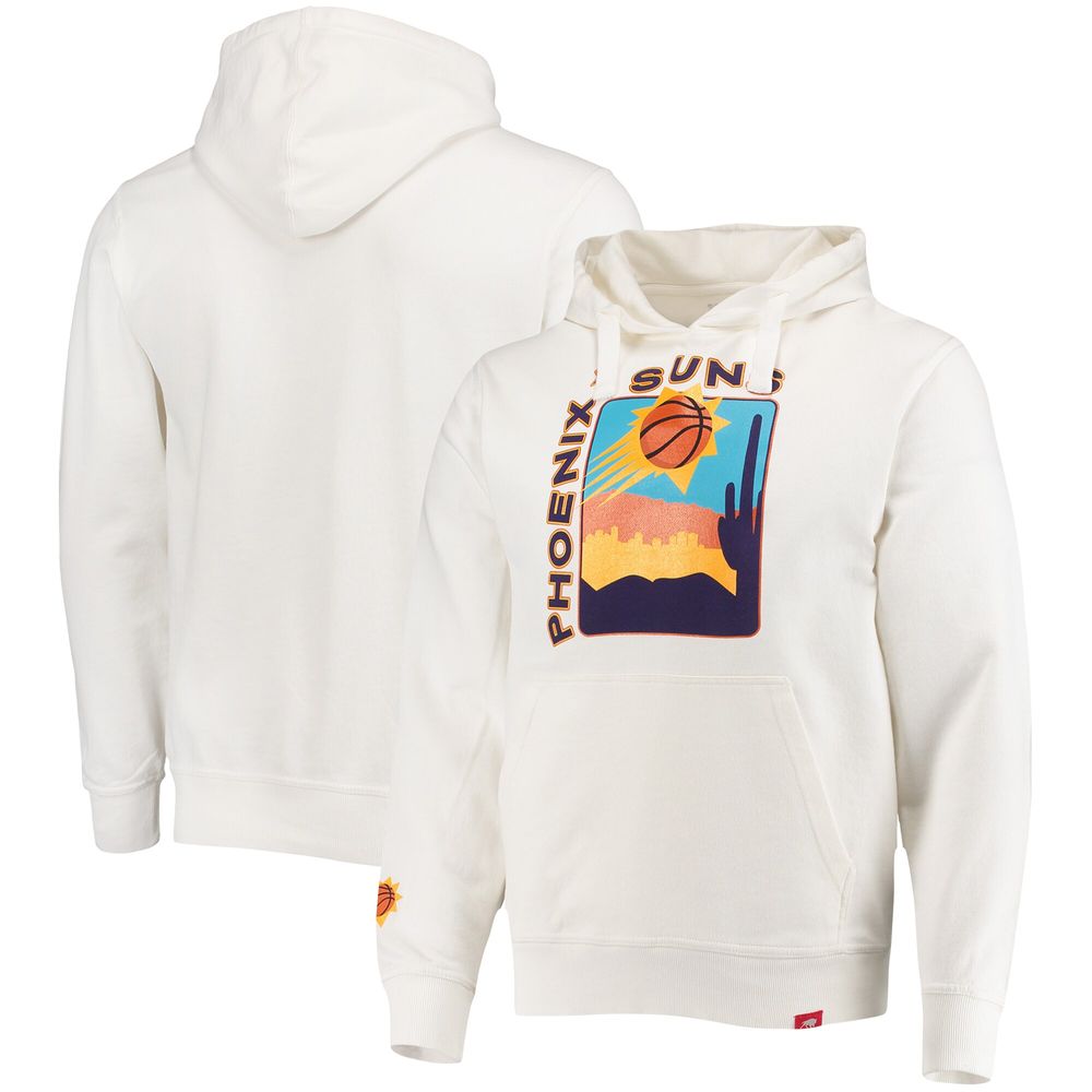 Men's Sportiqe White Phoenix Suns Street Capsule Blake Pullover Hoodie